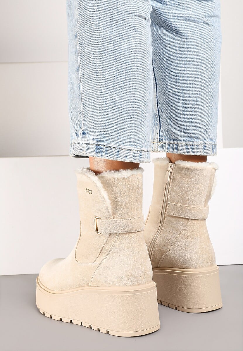 Botine Zinrella Bej 3