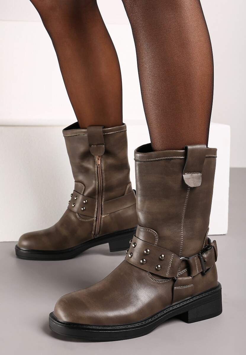 Botine Patina Bej 1