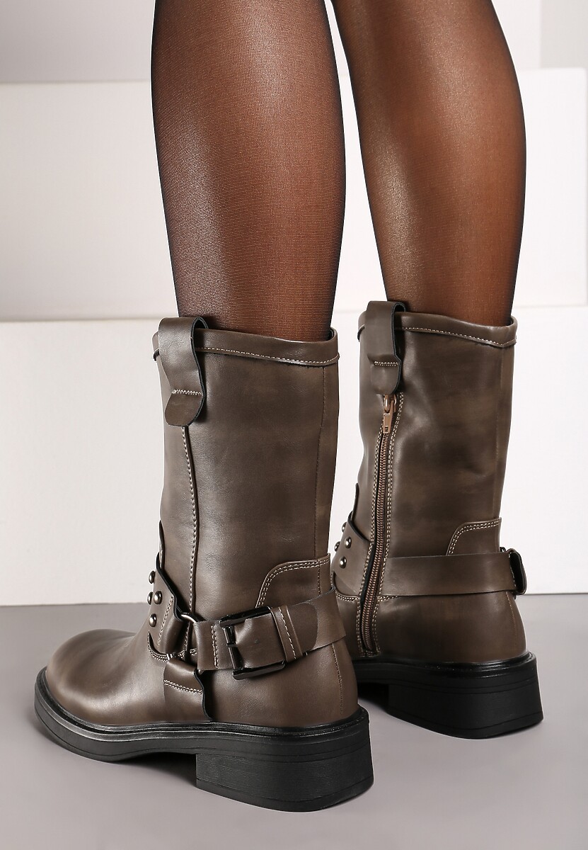 Botine Patina Bej 3