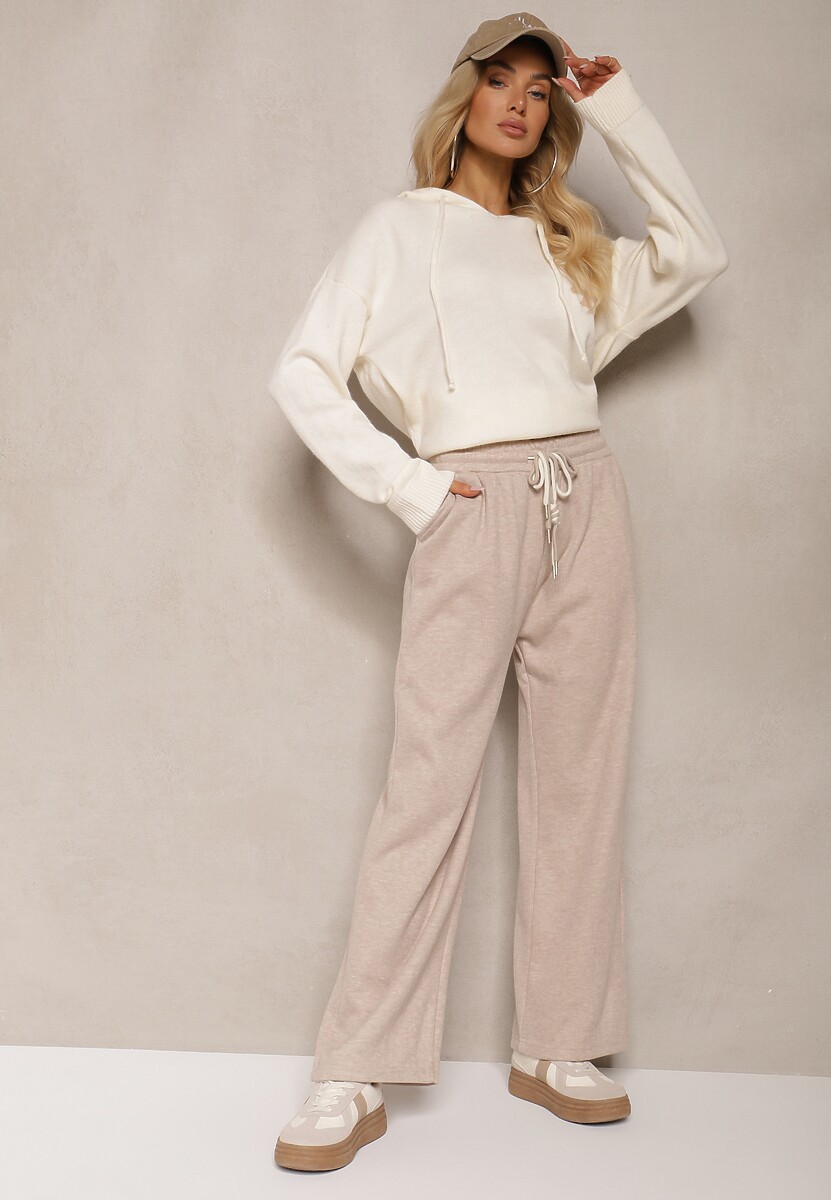 Pantaloni Ittara Bej deschis 2