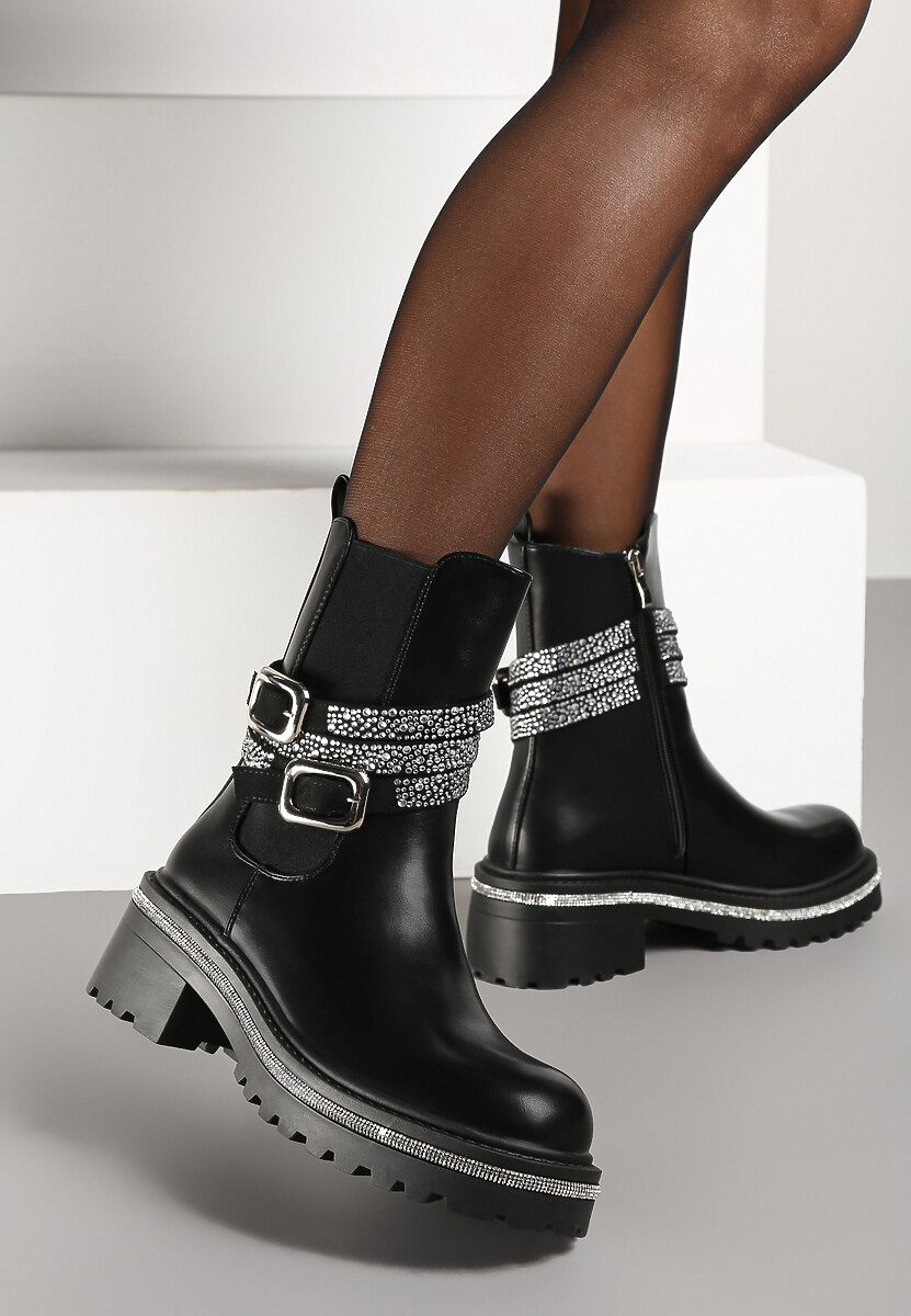 Botine Avalentia Negre 1