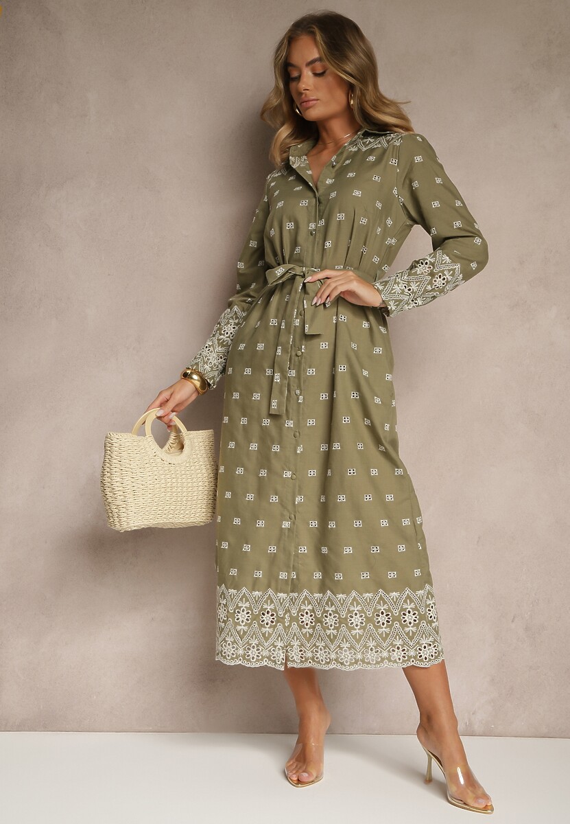 Rochie Tinnora Verde 3