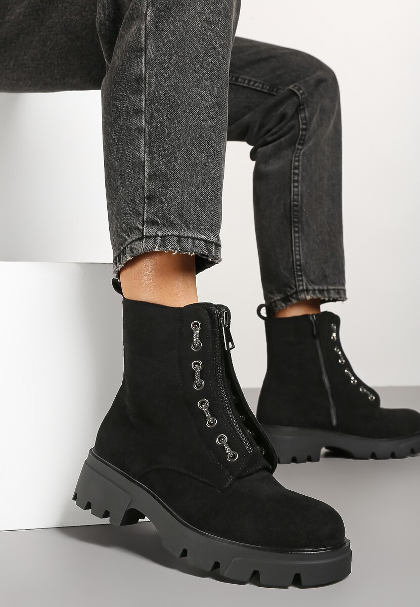 Botine Inaselle Negre 1