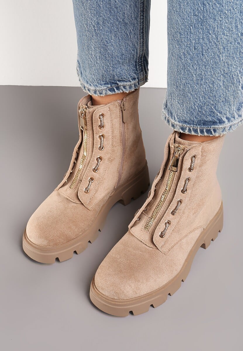 Botine Inaselle Bej 3
