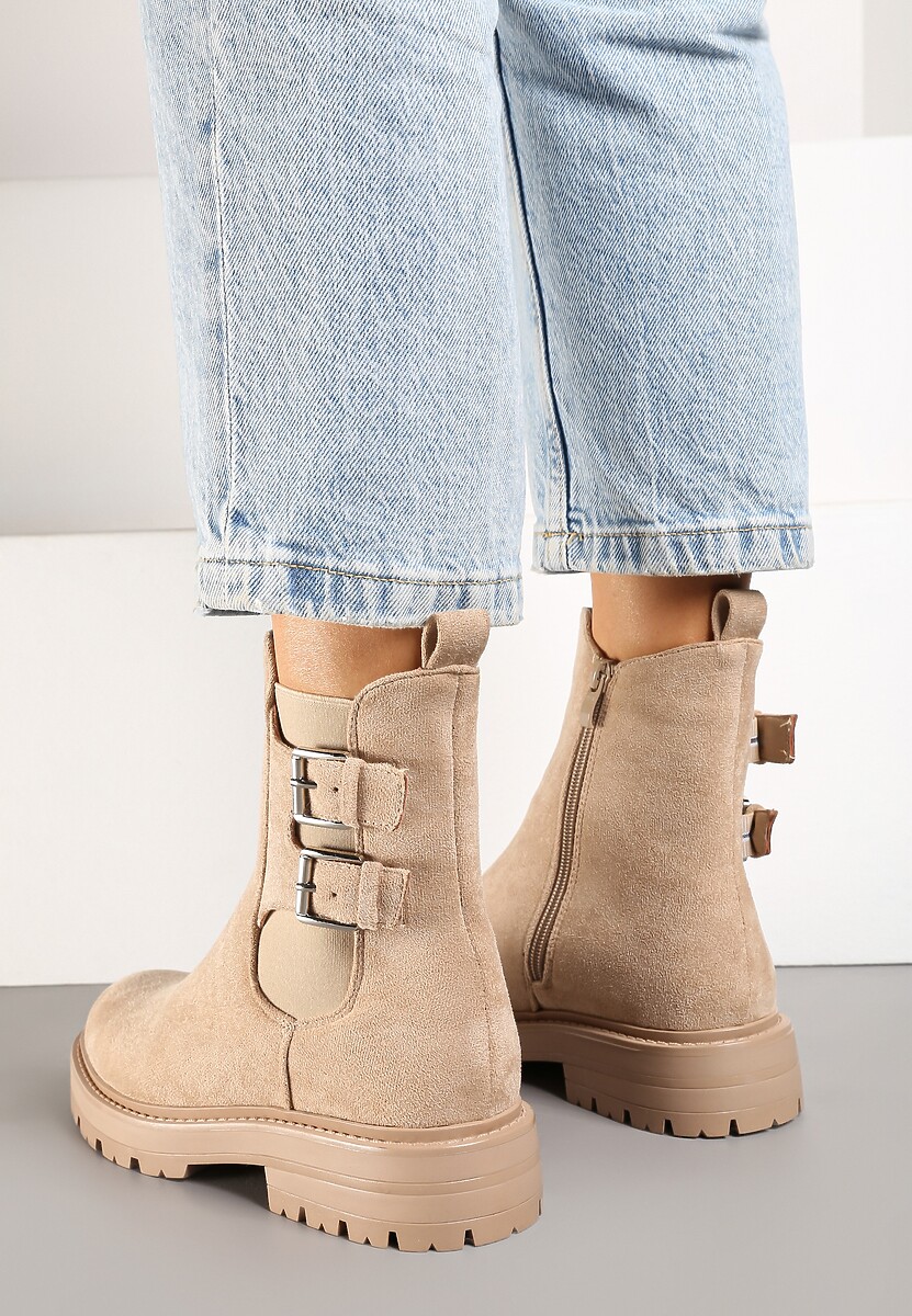 Botine Inelitte Bej 3