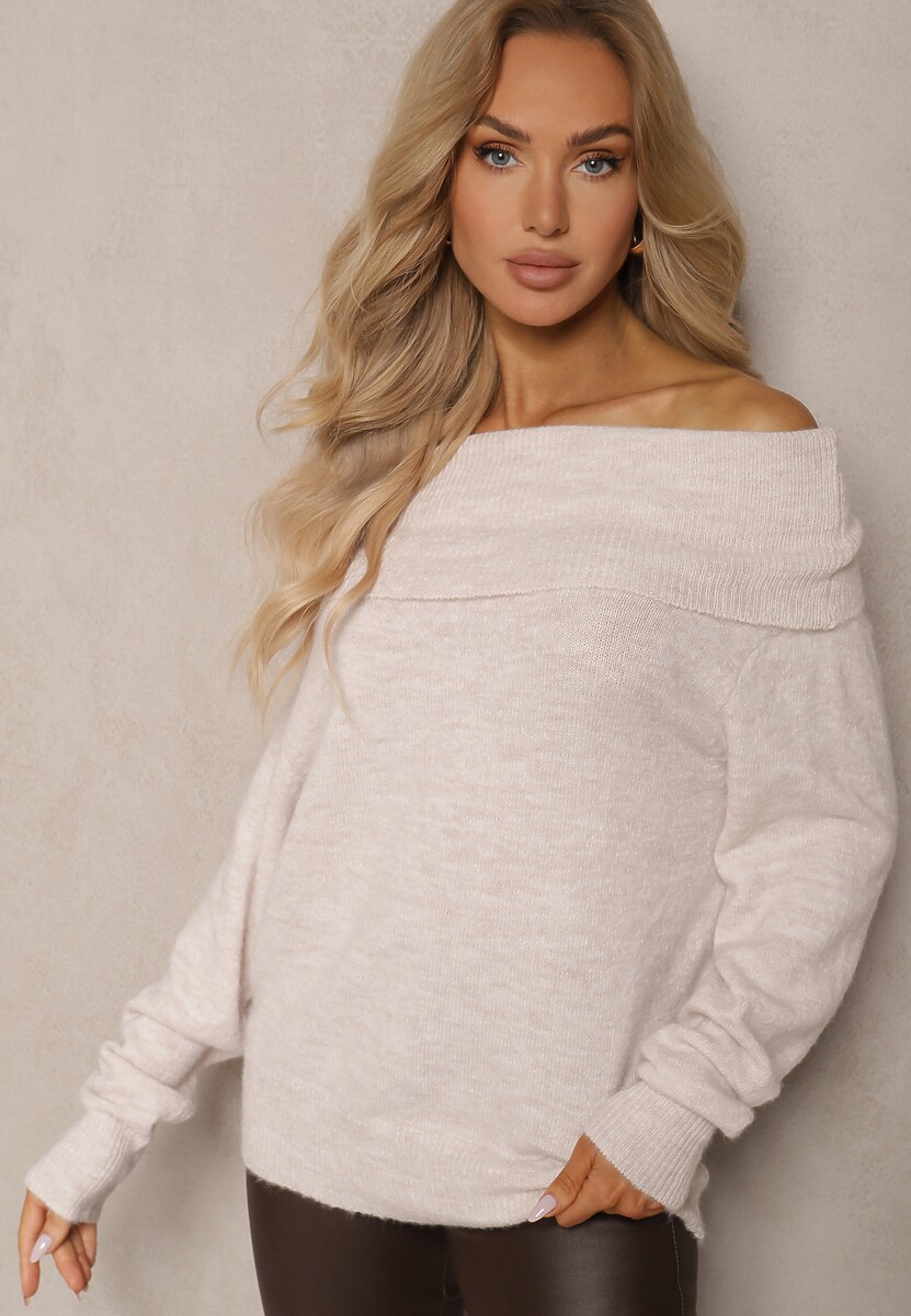 Pulover Ravarienne Bej 1