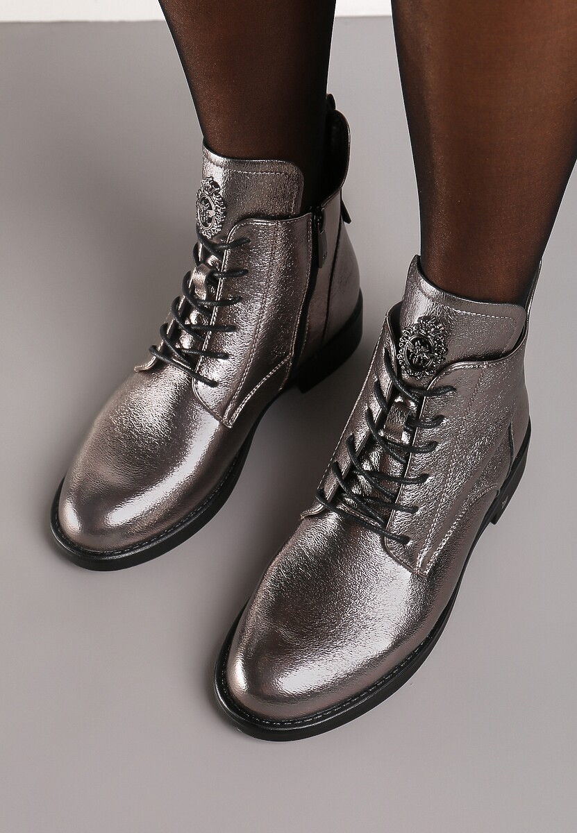 Botine Argintii 3