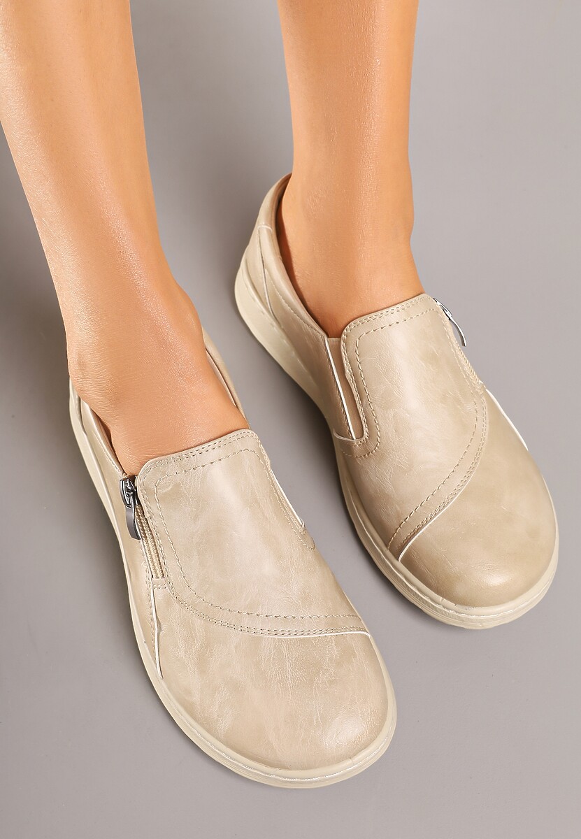 Pantofi casual Izania Bej 3
