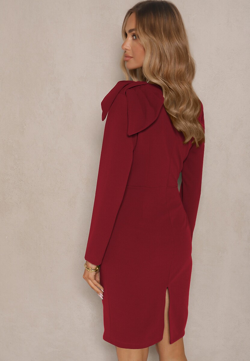 Rochie Innathia Bordo 3