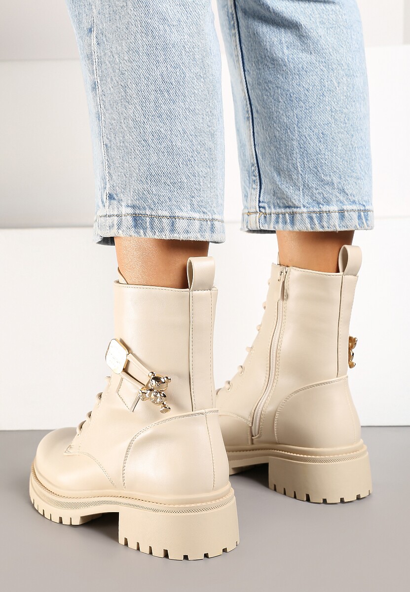 Botine Elliorael Bej 3