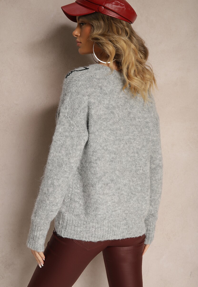 Pulover Melorinnea Gri 3