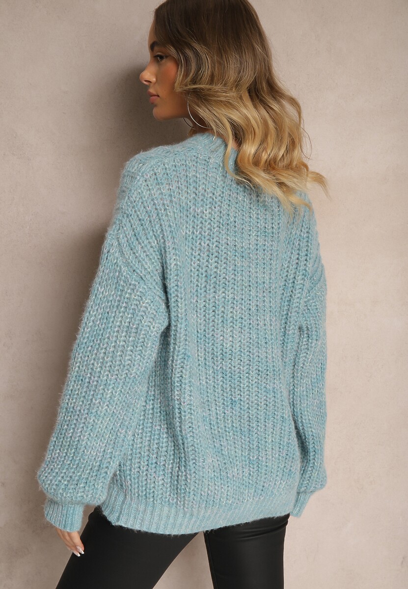 Pulover Ecrisevia Albastru deschis 3