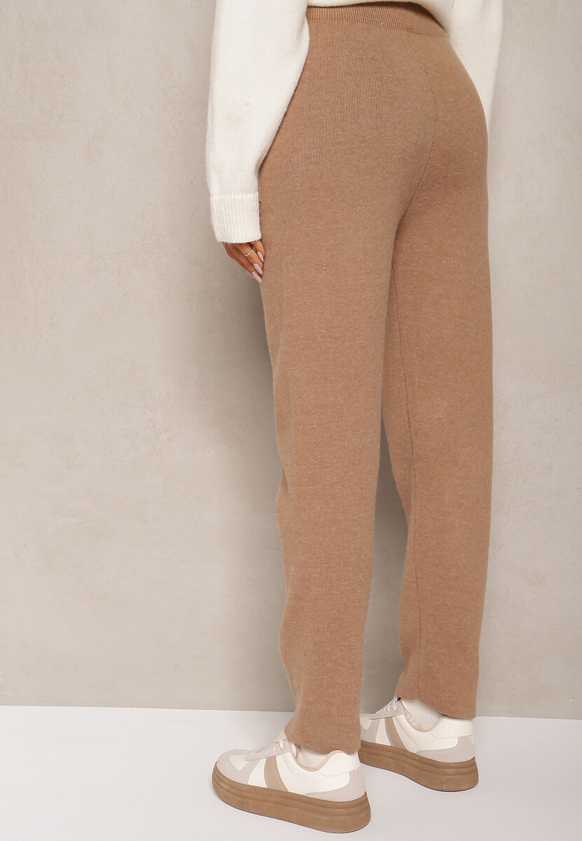 Pantaloni Venaline Bej închis 3