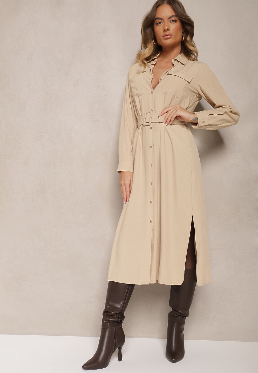 Rochie Rinnisa Bej 1