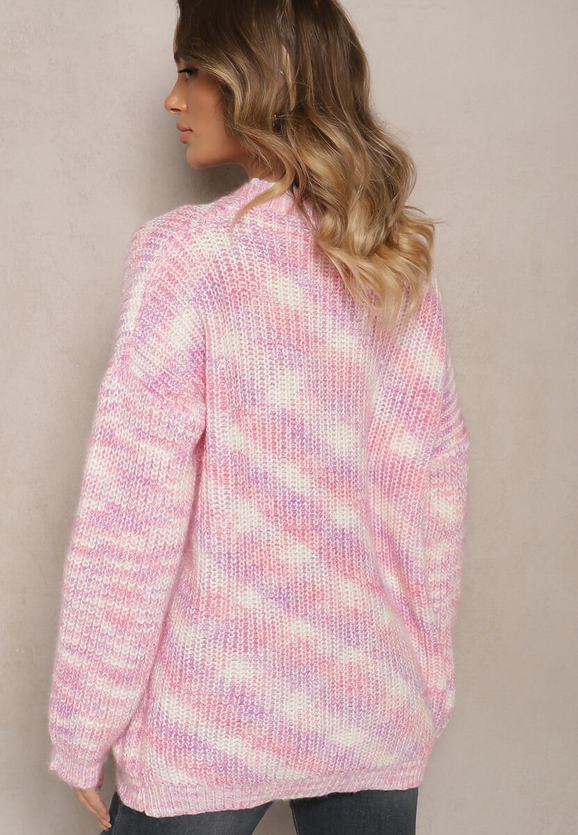 Cardigan Tifilaine Roz deschis 3