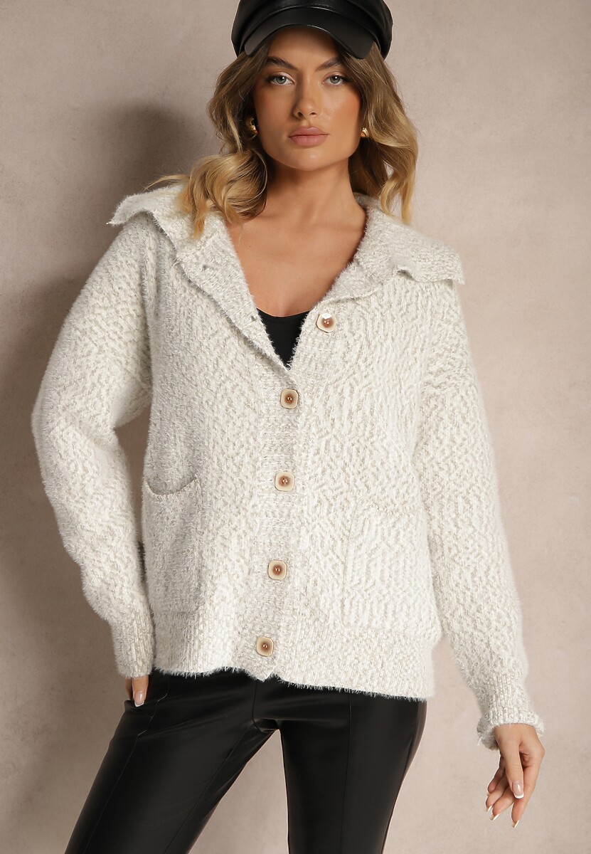 Cardigan Airevia Gri deschis 2
