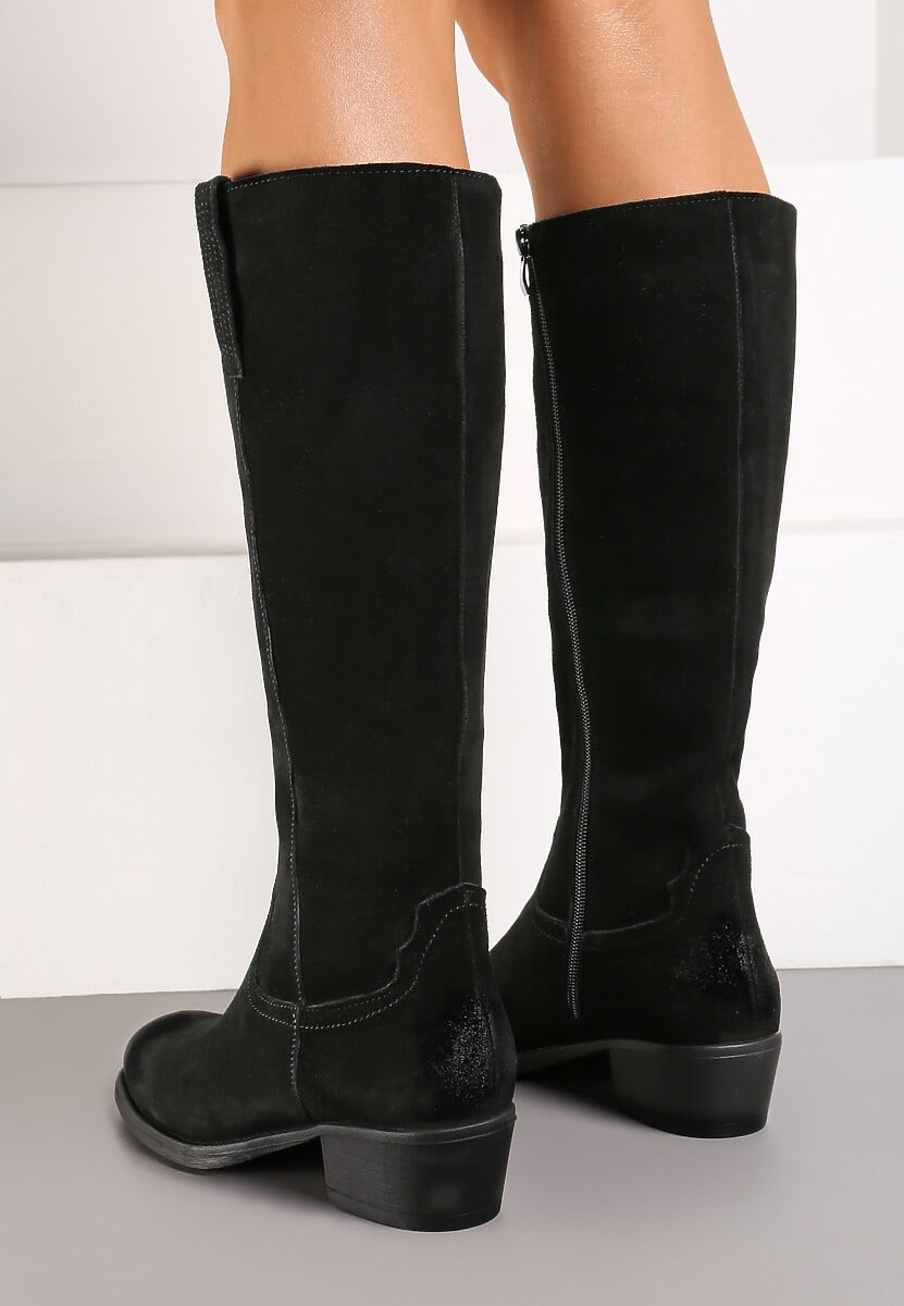 Cizme Leathra Negre 3
