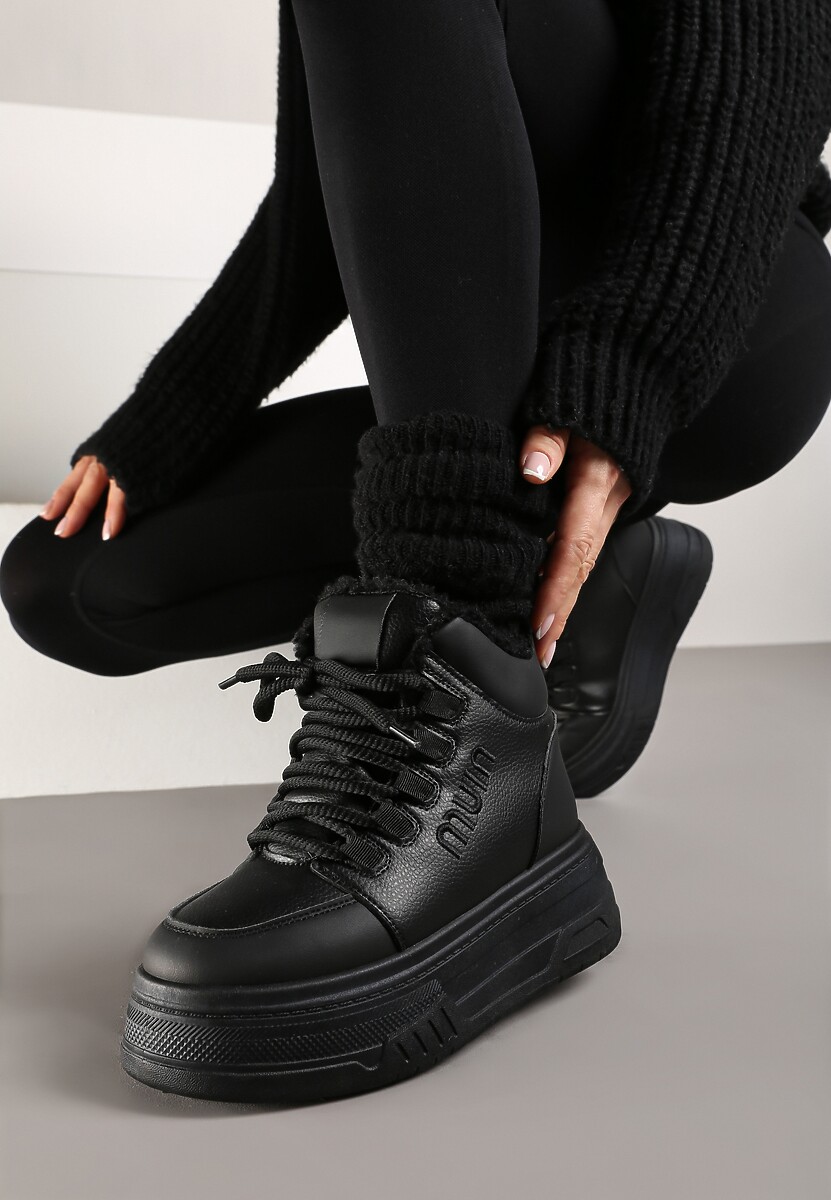 Botine Leavinael Negre 1