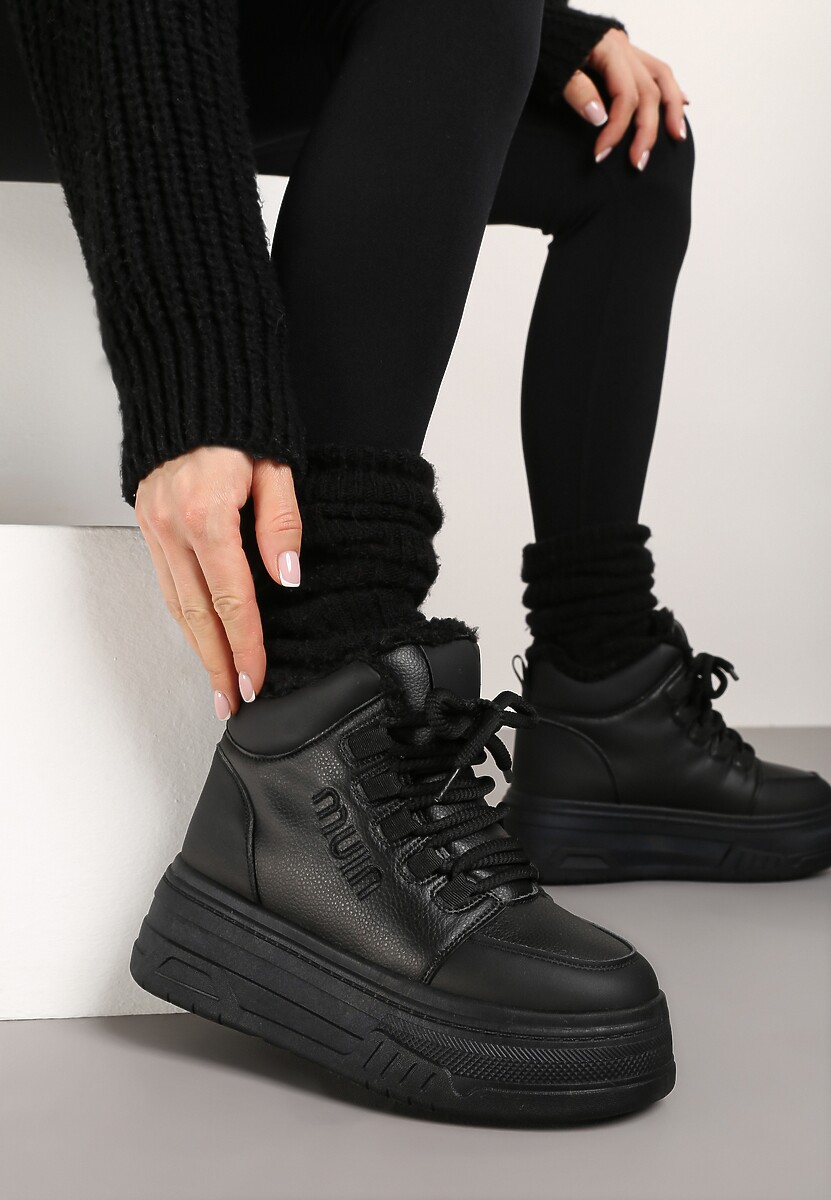 Botine Leavinael Negre 2