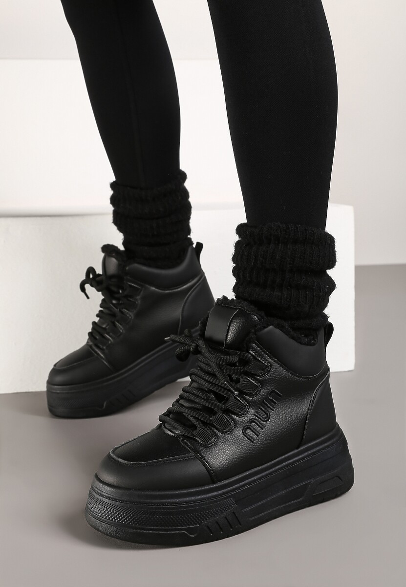 Botine Leavinael Negre 3