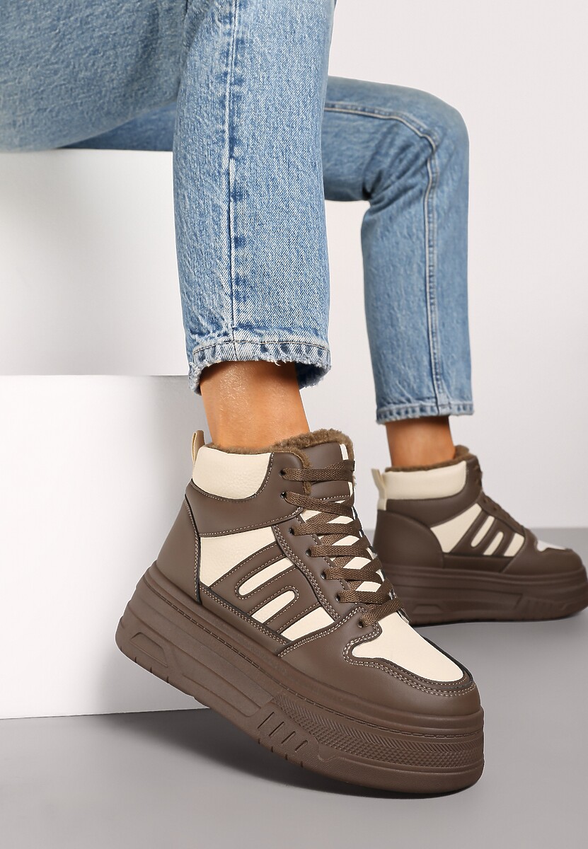 Botine Lealwen Bej cu maro 2