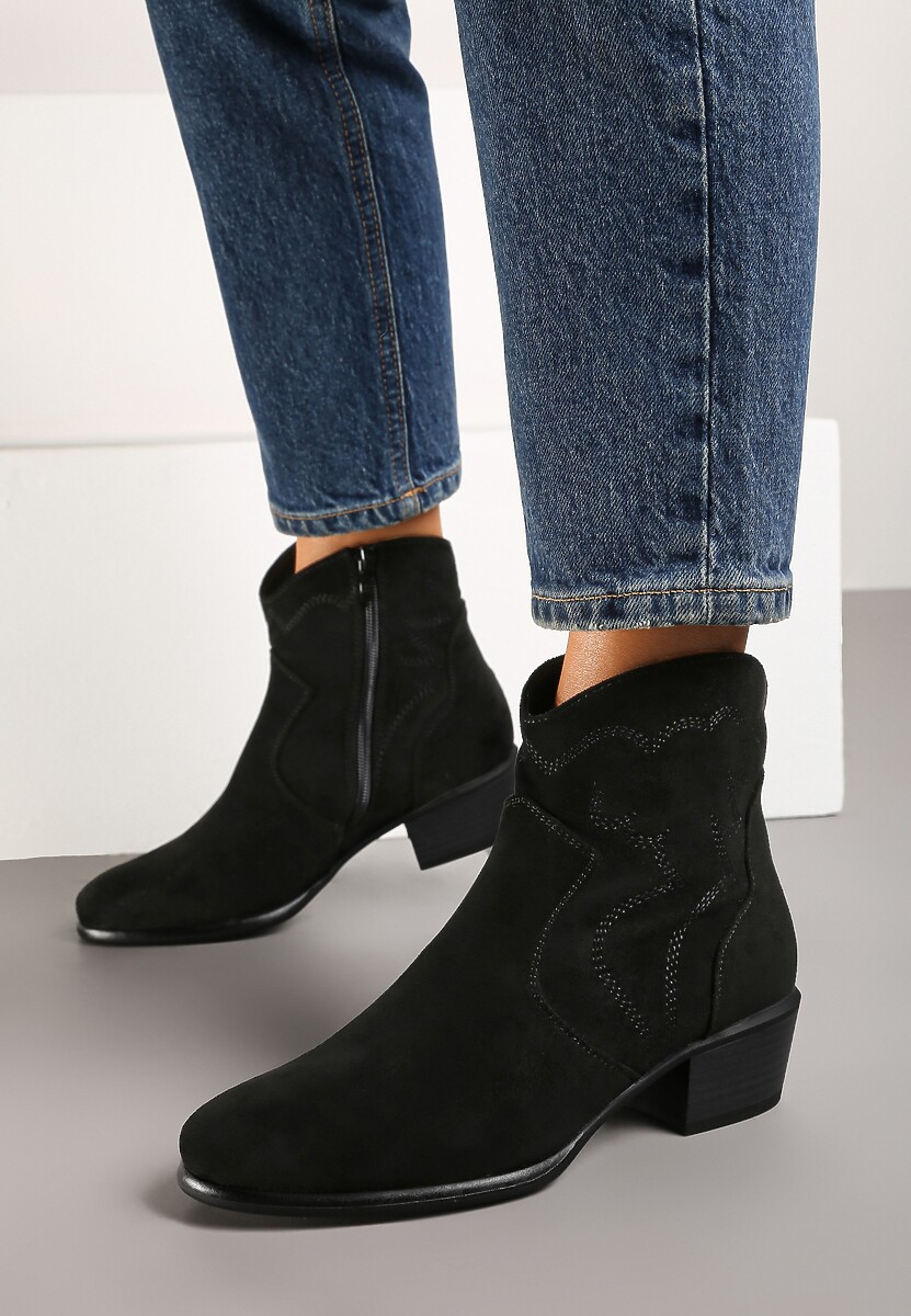 Botine Mazilina Negre 1