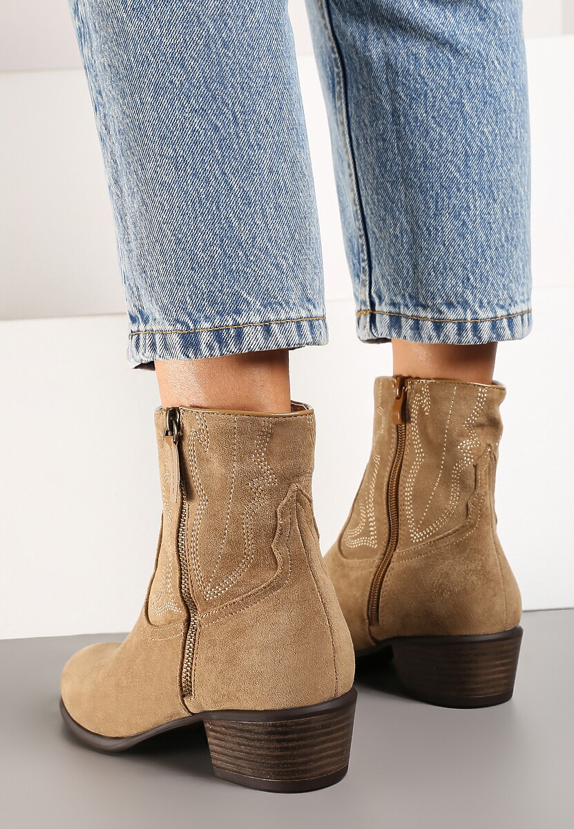 Botine Malwida Bej 3