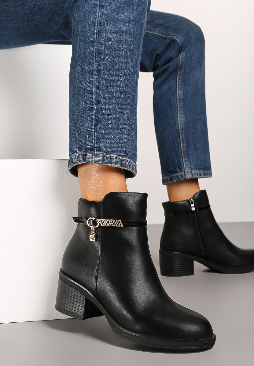 Botine Zinnara Negre 2