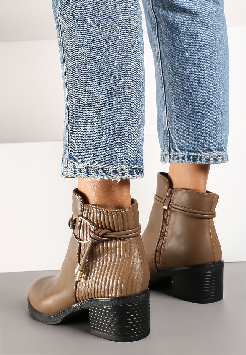 Botine Reannia Bej 3