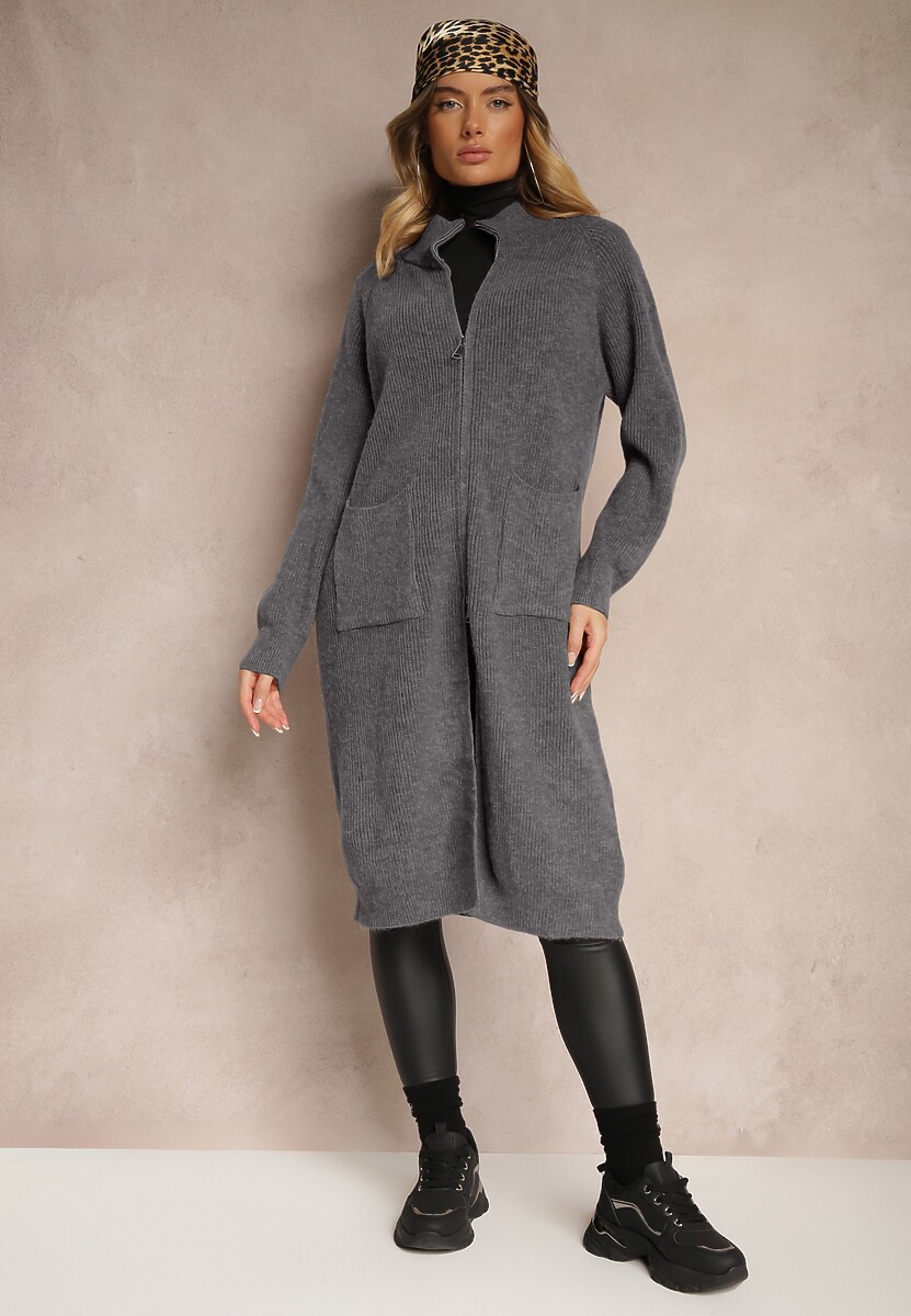 Cardigan Bonitana Gri închis 2