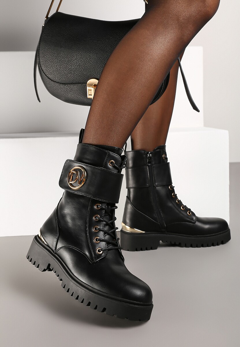 Botine Deosha Negre 1