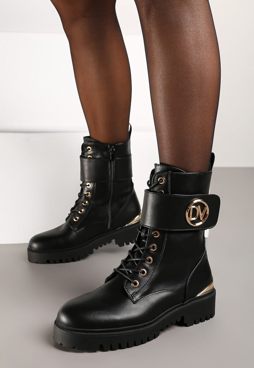 Botine Deosha Negre 2