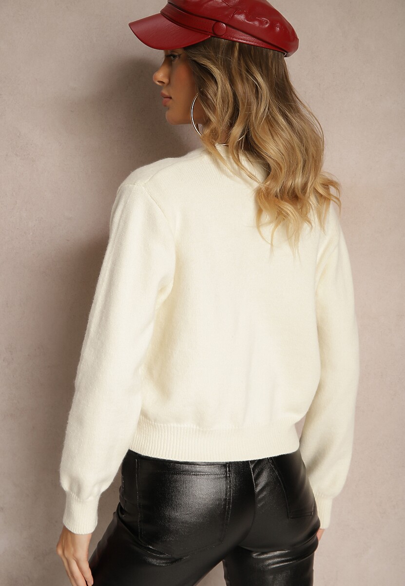 Cardigan Gemirra Bej deschis 3