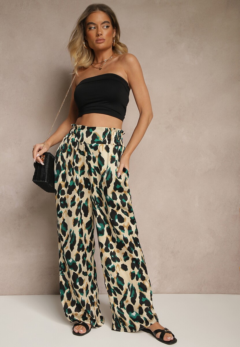 Pantaloni Saliandra Verde închis 2