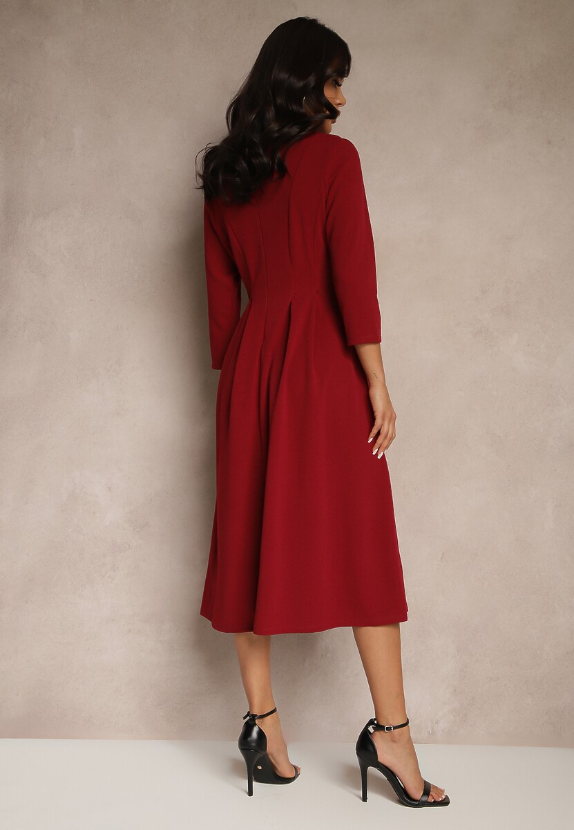 Rochie Reanelis Bordo 3