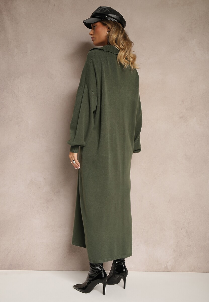 Rochie Clarinnae Verde închis 3