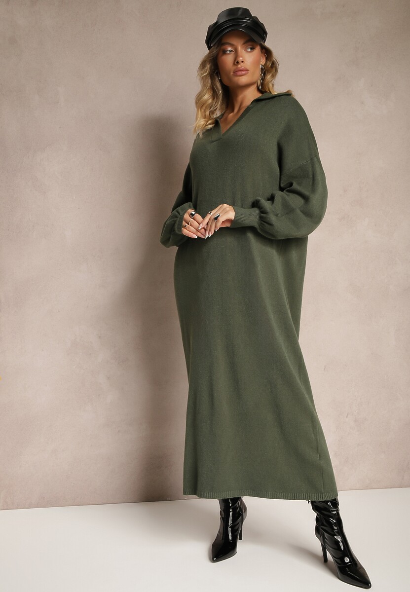 Rochie Clarinnae Verde închis 1
