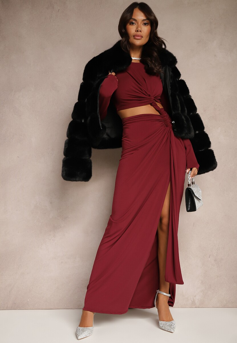 Rochie Ililia Bordo 2