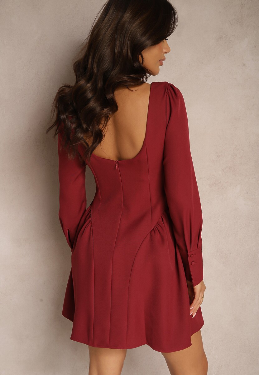 Rochie Enadis Bordo 3