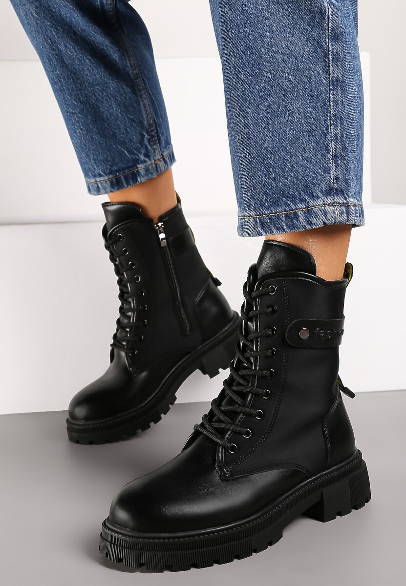 Botine Pretilie Negre 2