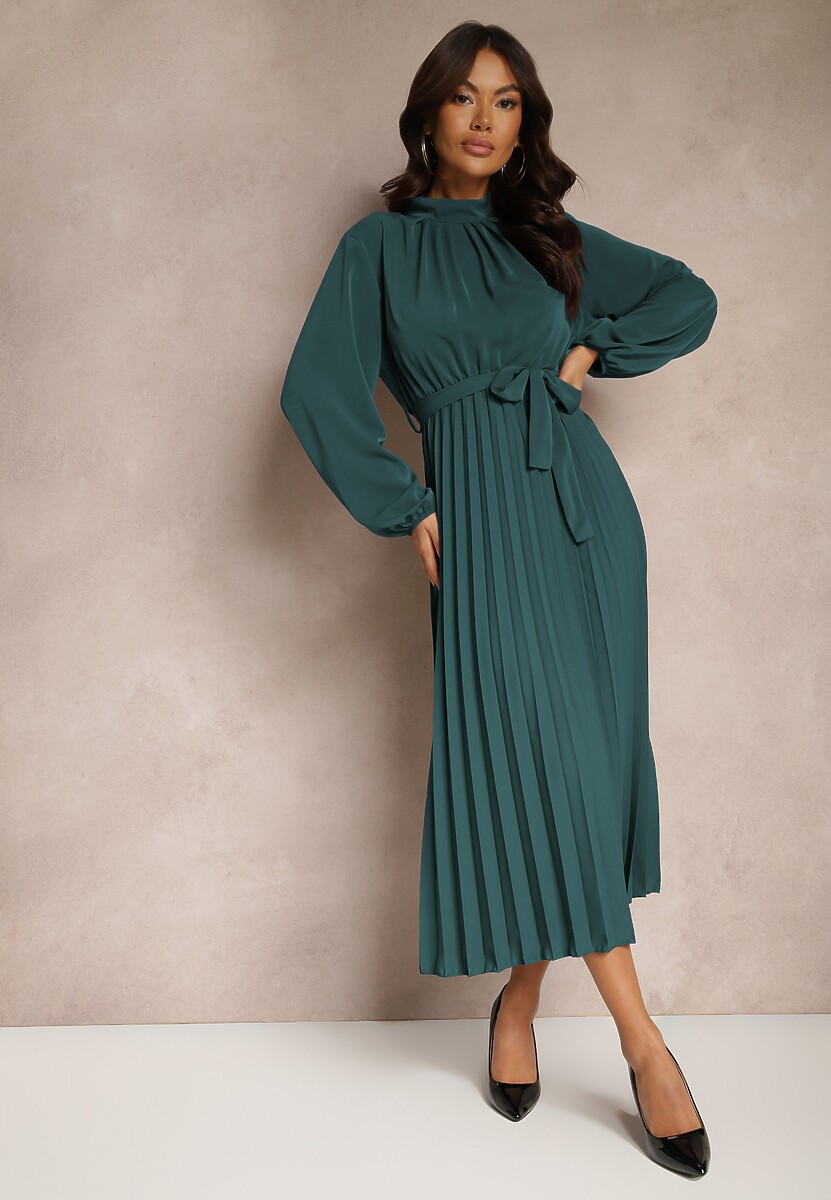 Rochie Zinnoritta Verde închis 2