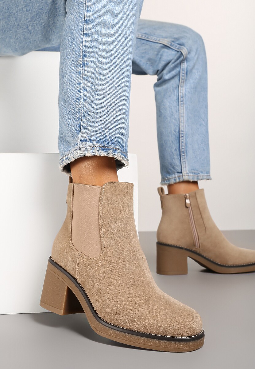 Botine Resilina Bej 1