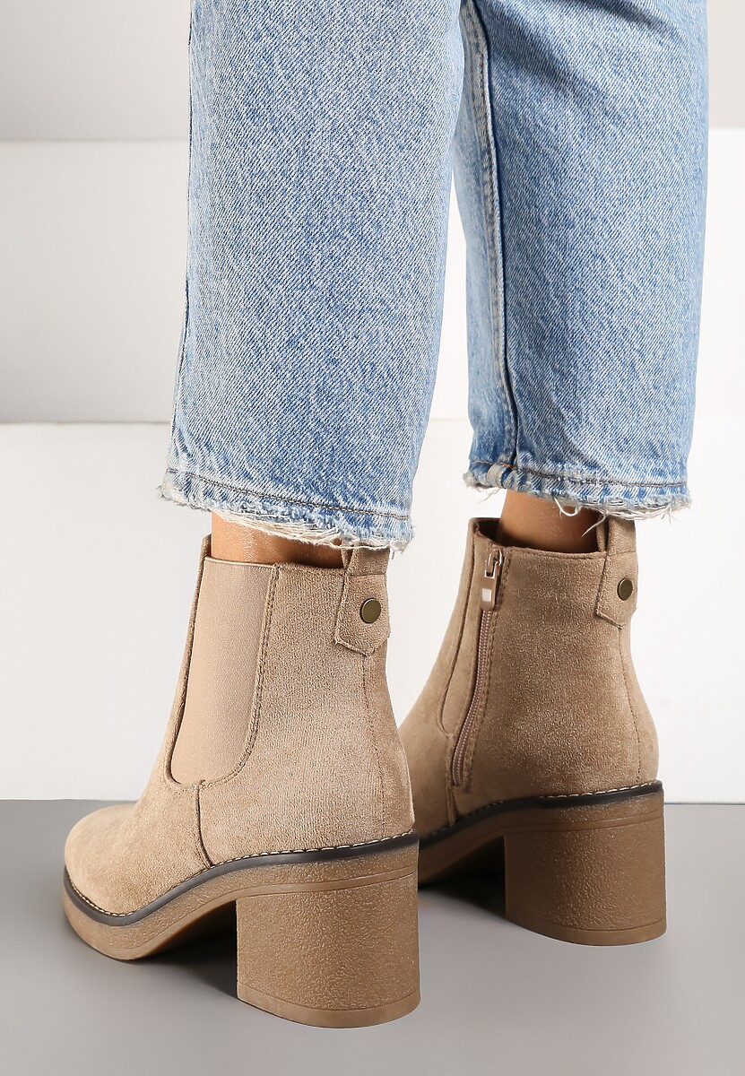 Botine Resilina Bej 3