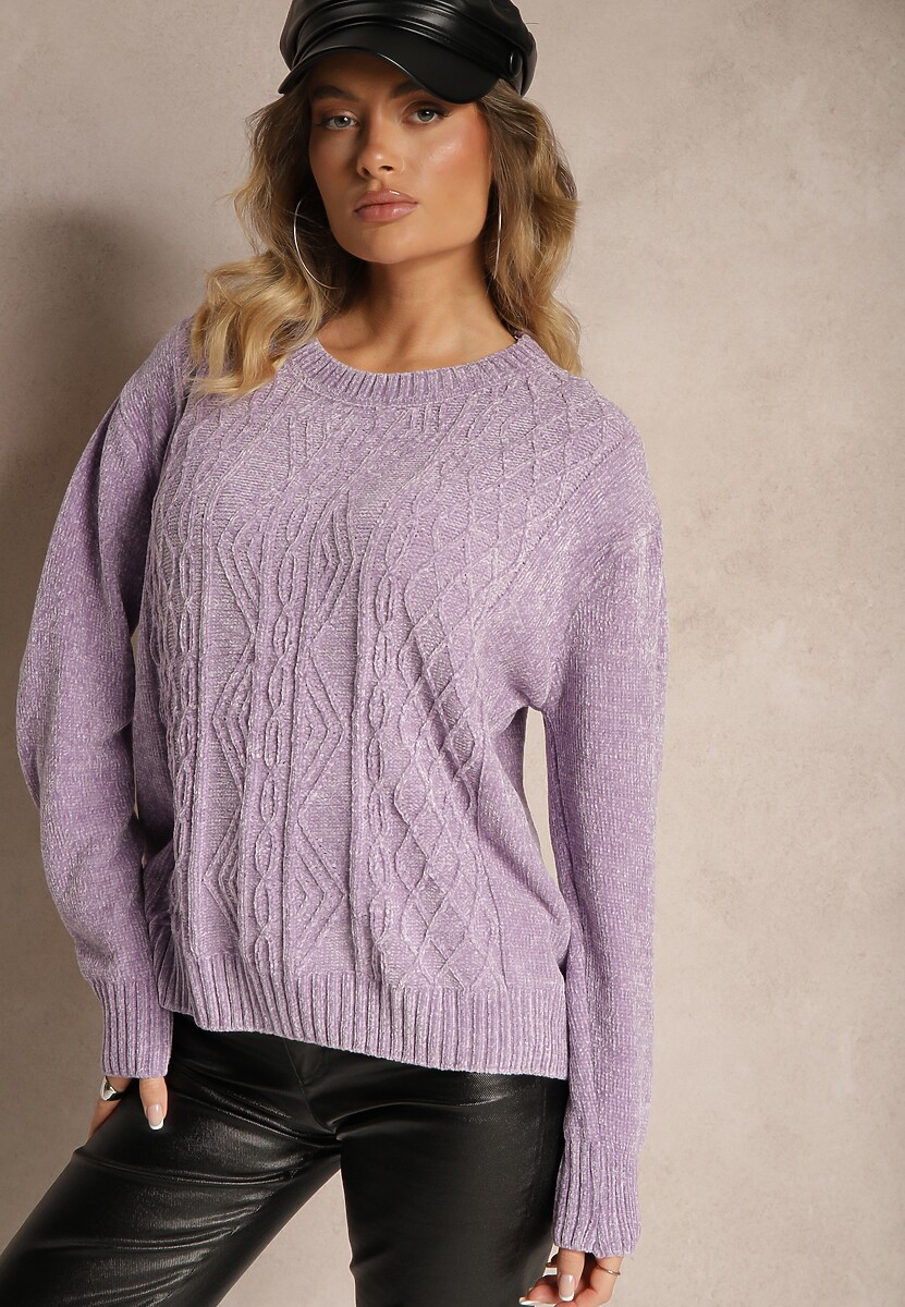Pulover Zeriona Mov deschis 1
