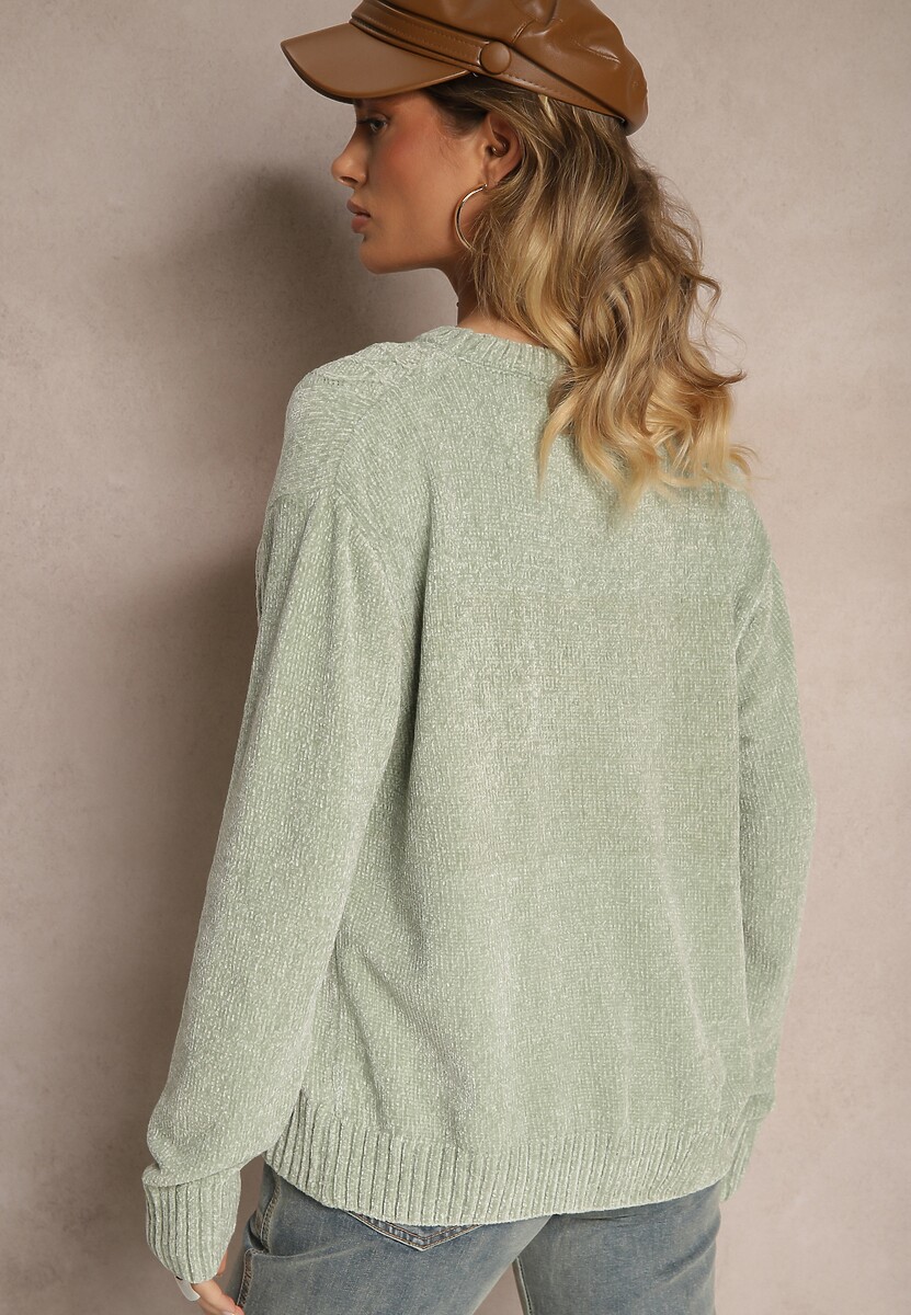 Pulover Zeriona Verde deschis 3