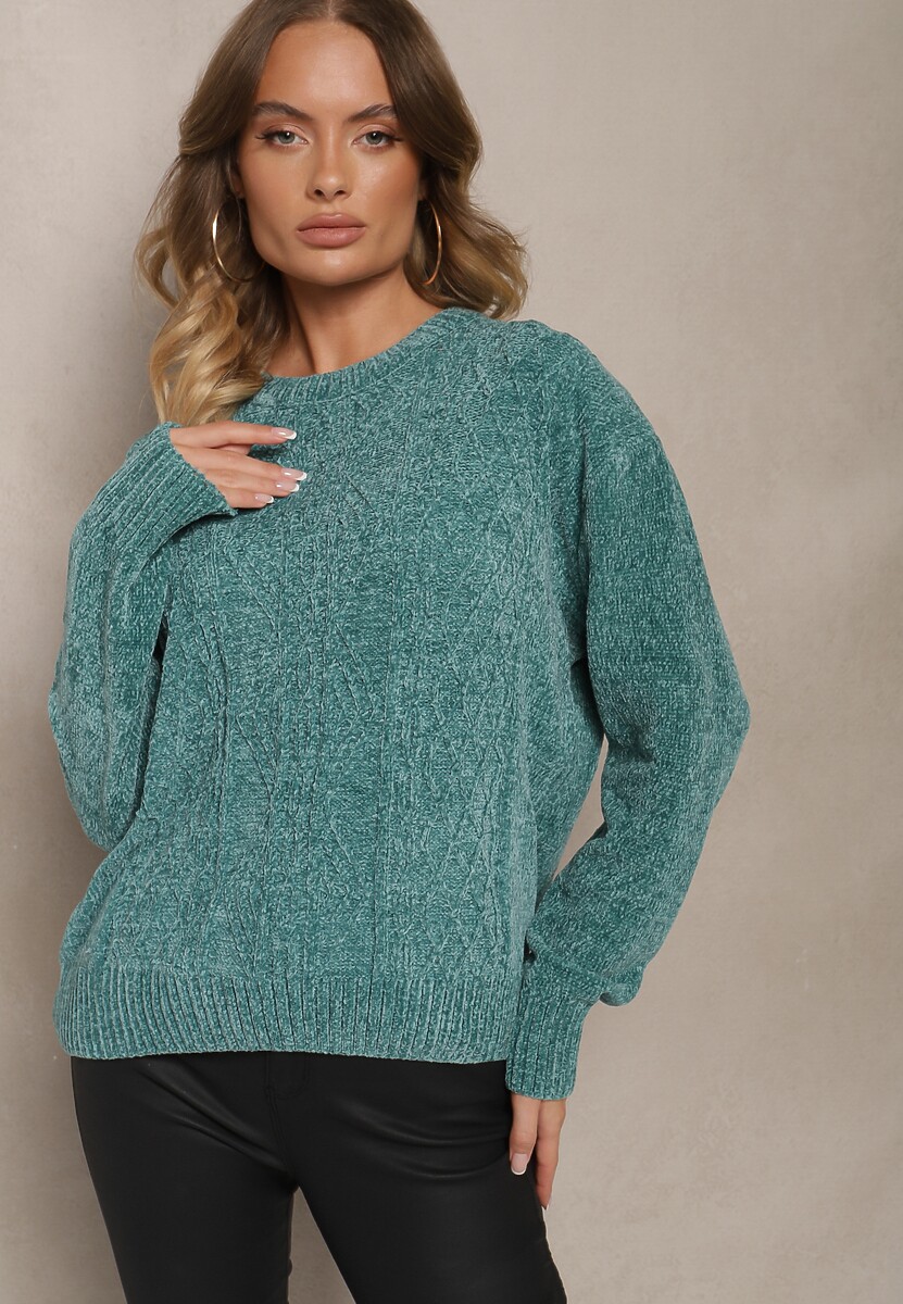 Pulover Zeriona Verde închis 1