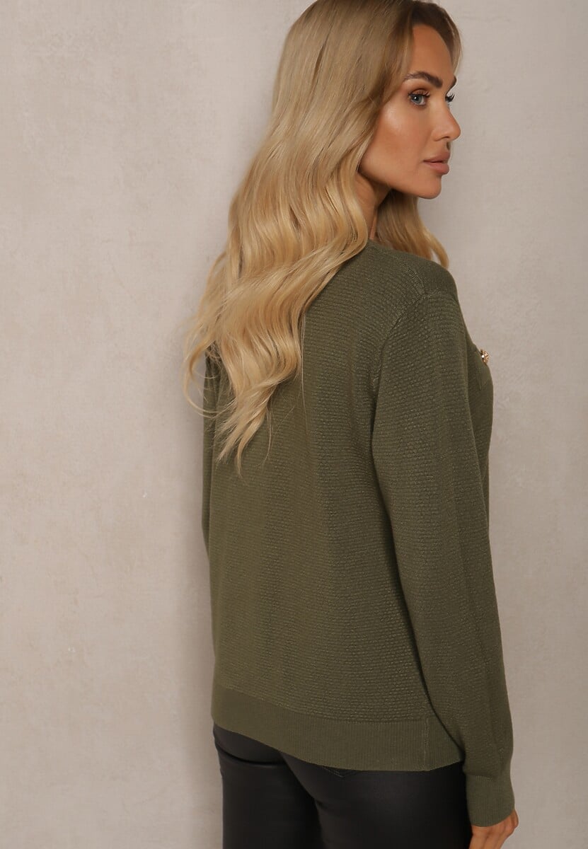 Cardigan Tinnalia Verde închis 3