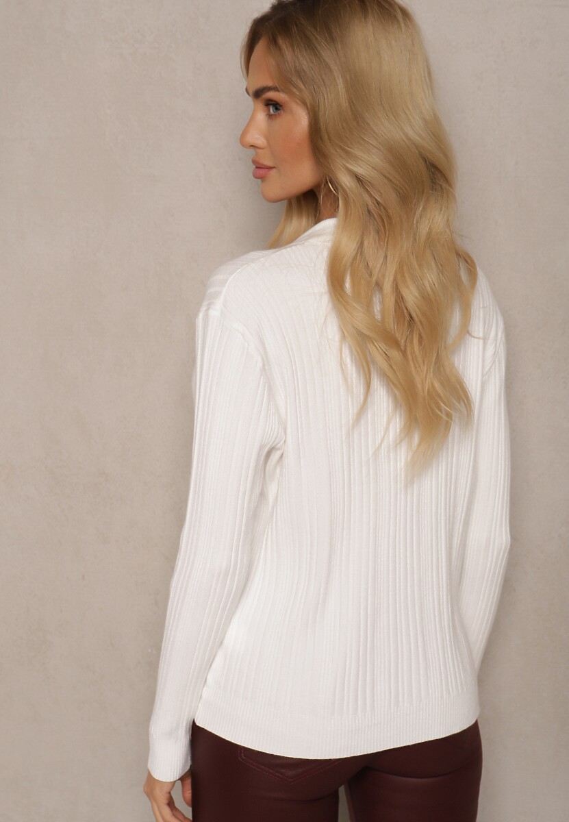 Cardigan Zeanirra Alb 3