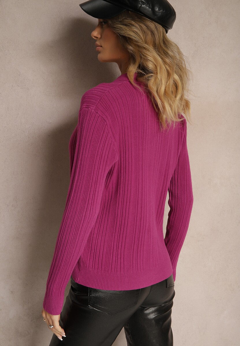 Cardigan Zeanirra Fucsia 3