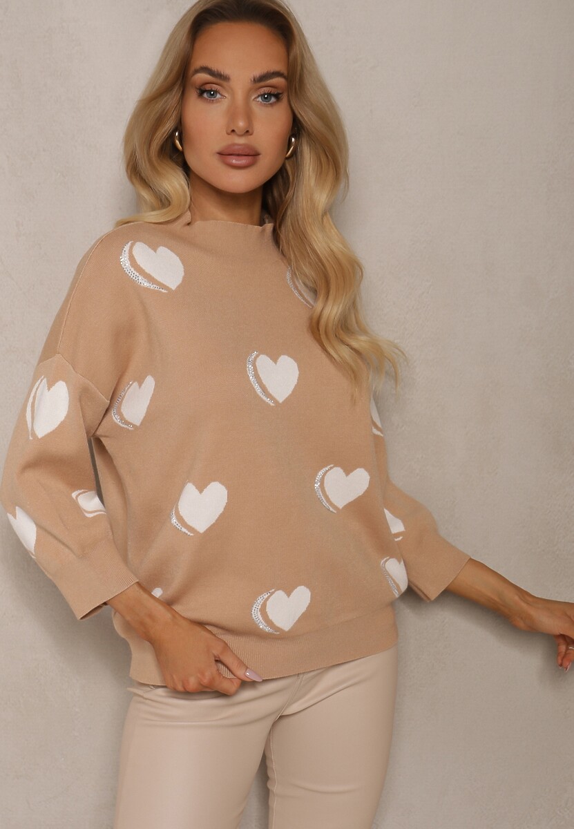 Pulover Zeanisia Bej închis 1